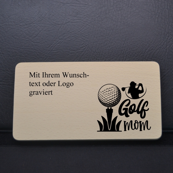 Frühstücksbrettchen mit  Spruch "Golf iGuy"