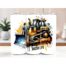 20 Tasse mit Bulldozer Motiv 2