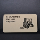 Frühstücksbrettchen mit Gabelstapler