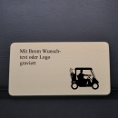 Breakfast board with  golf cart